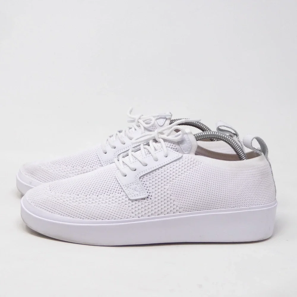 BYLT Mens Lido Knit Shoes White Breathable Casual Sneakers SIze 9